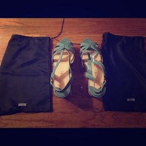 Prada 3” wedges never worn